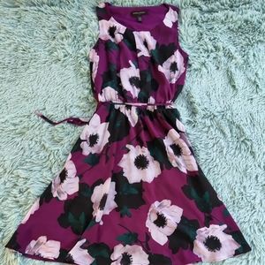 Banana Republic - Floral A-Line Dress- Size: XXS Petite